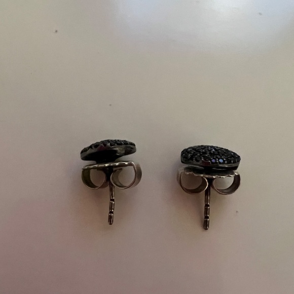 Alexis Bittar Black Stud Earrings